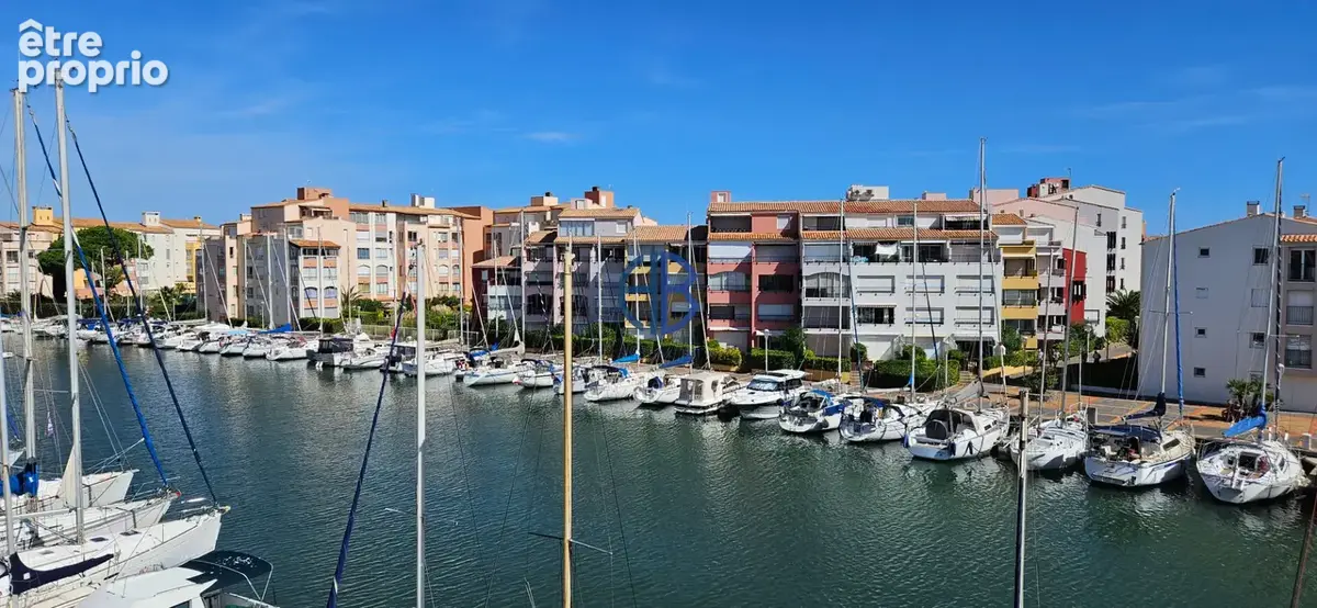 Cap d'agde iles des pecheurs appartement 3 pieces-parking et celliervue chenal - photo 12