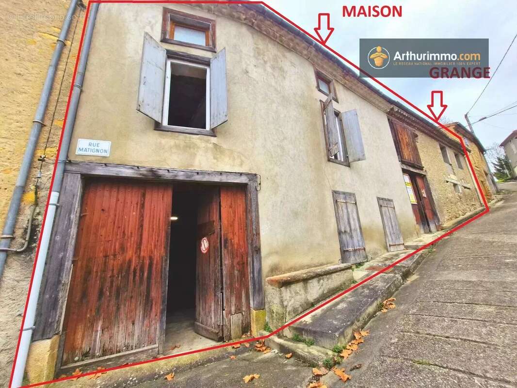 Maison à LA BASTIDE-SUR-L&#039;HERS