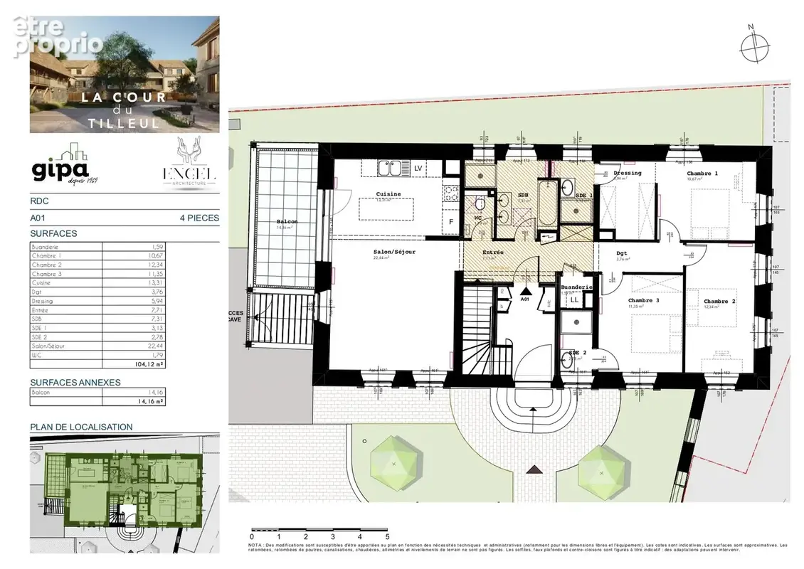 Appartement à NIEDERHAUSBERGEN
