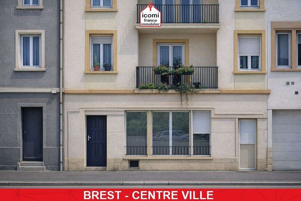 Finistere - brest (29200) - a vendre - appartement - t3  - vue degagee - balconnet - idealement situe - 3eme et dernier etage - photo 9