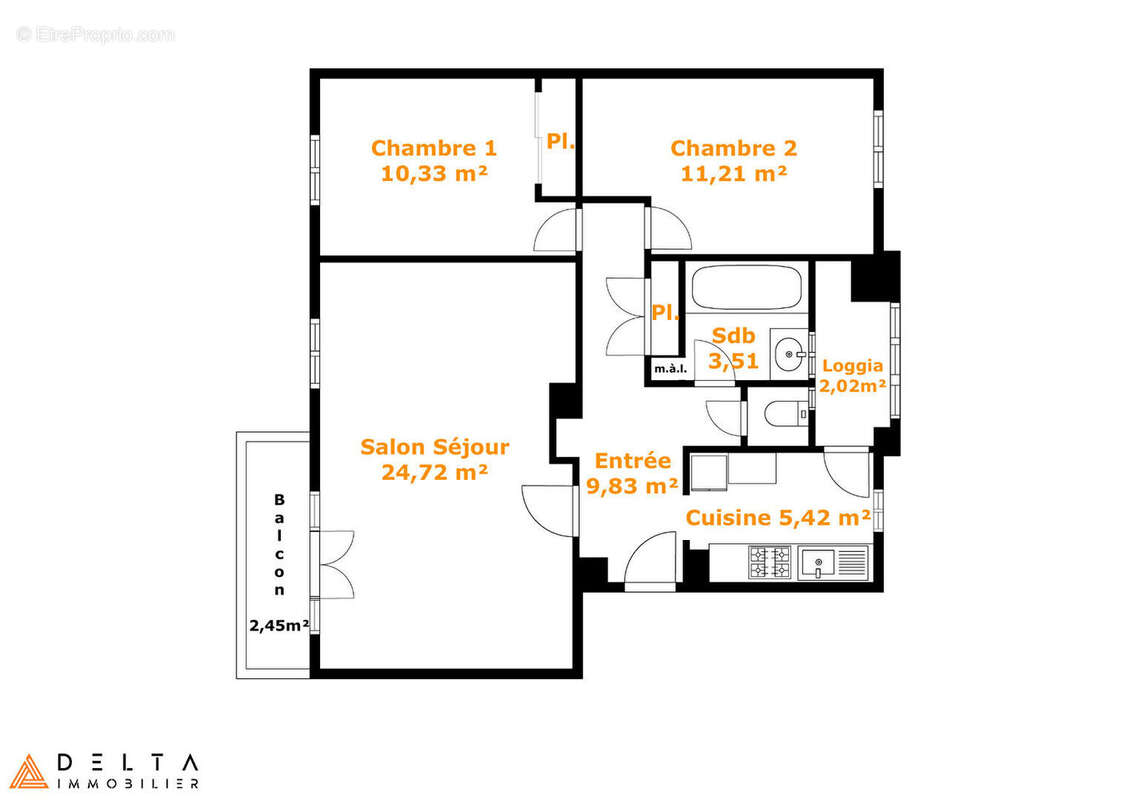 Appartement à FEYZIN