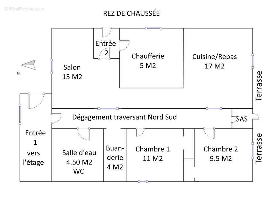 Maison à NANCY-SUR-CLUSES