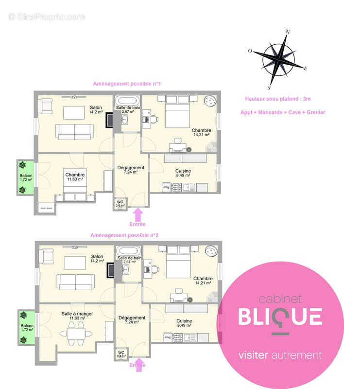 Appartement à NANCY
