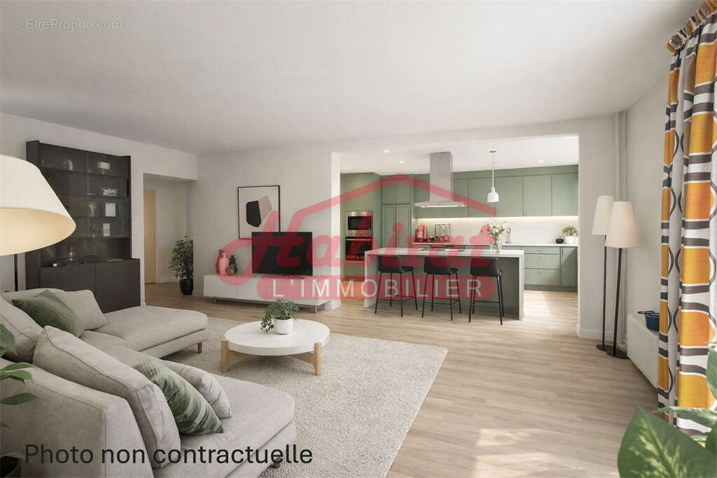 Appartement 5 pieces+ cave + parking - photo 3