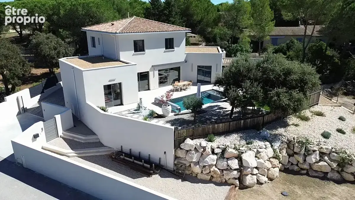 LANGADE   Au cœur de la Vaunage superbe villa contemporaine T6 de 2025 180 m2 + garage sur 1000m2 de terrain. - photo 5