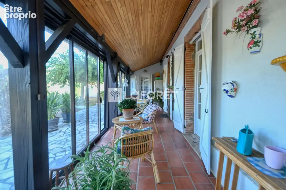 Maison type toulousaine avec possibilite de gîte a vendre proche de giroussens - photo 4