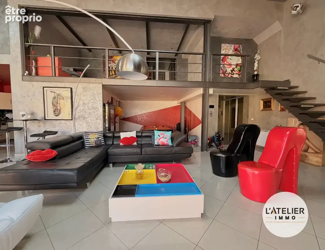 Maison loft d'exception +240 m² / terrasse 200 m² / piscine / reims jean jaurès - photo 3