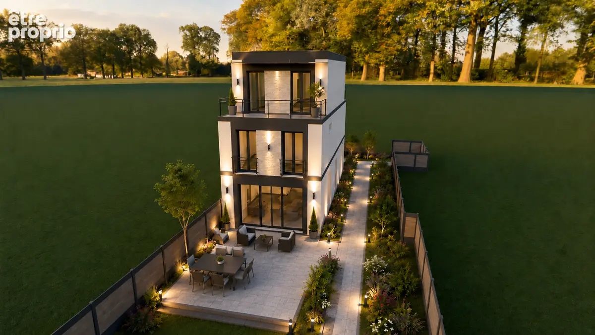 Terrain  plat constructible  le  parc saint des-fosses de 289 m² - photo 2