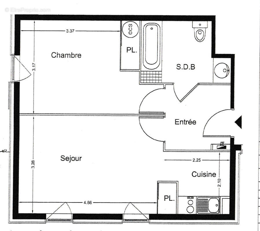Appartement à GUYANCOURT