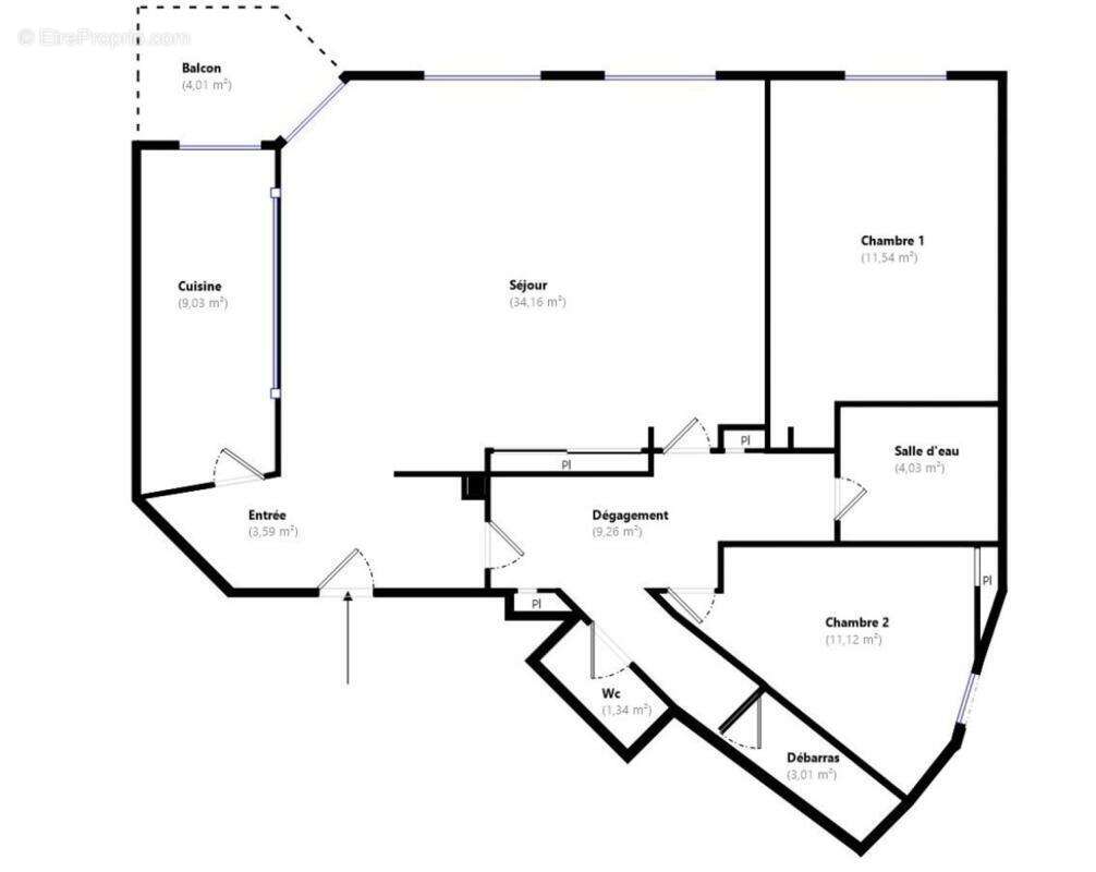 Appartement à RUEIL-MALMAISON
