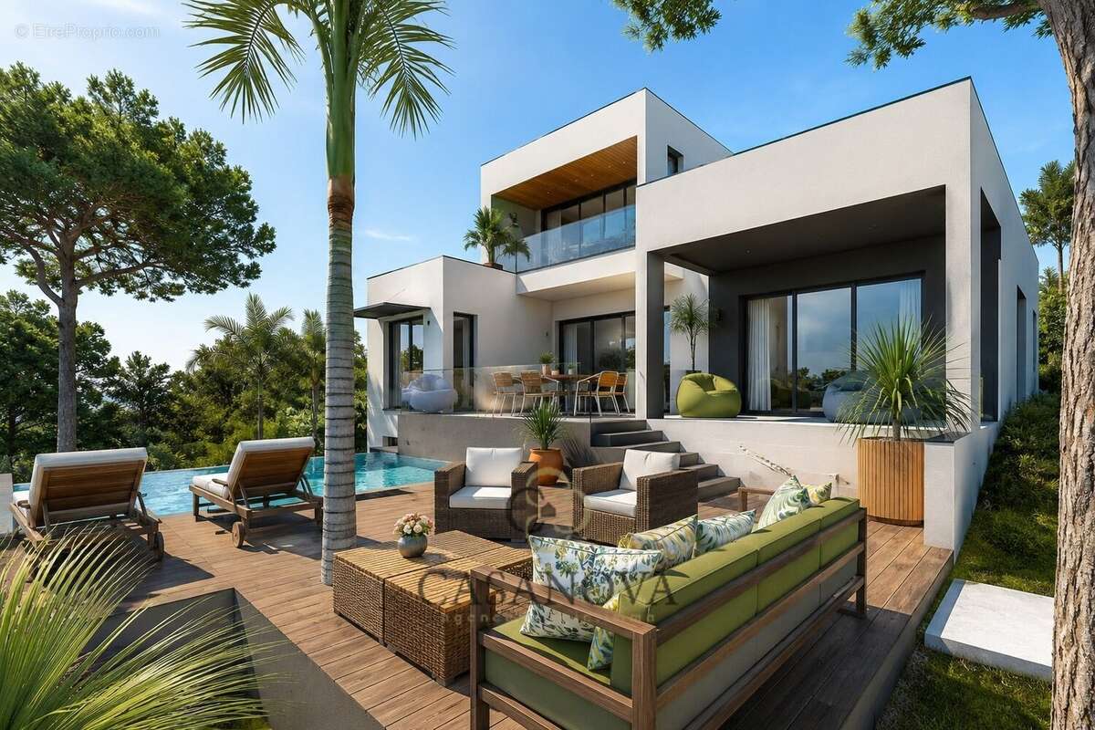 Villa contemporaine 357 m² avec piscine et vues dégagées Saint-Clément-de-Rivière - photo 5