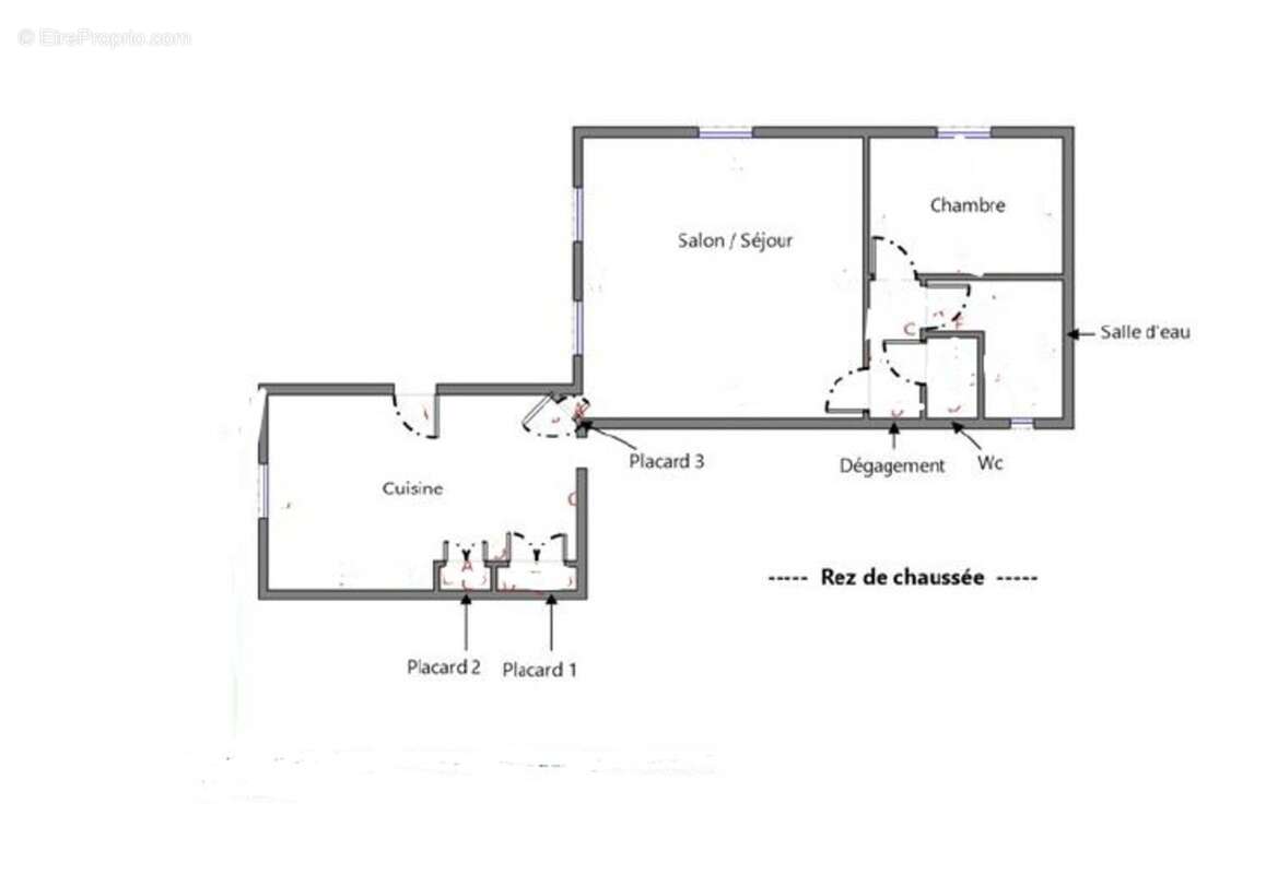 COURDEMANCHE (72)Maison de plain-pied 59m²-cebtre-bourg-jardin - garage- cave - photo 10