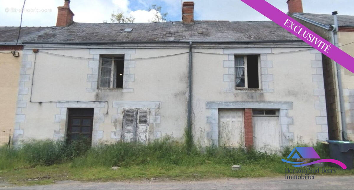 Façade avant - Maison à SAINT-PRIEST-LA-MARCHE
