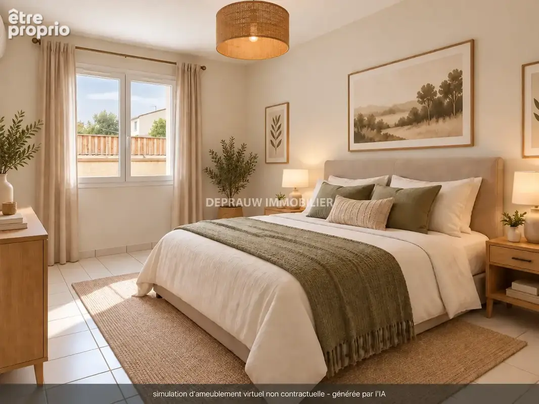 Maison 4 faces de plain-pied avec jardin, véranda et panneaux solaires - photo 14