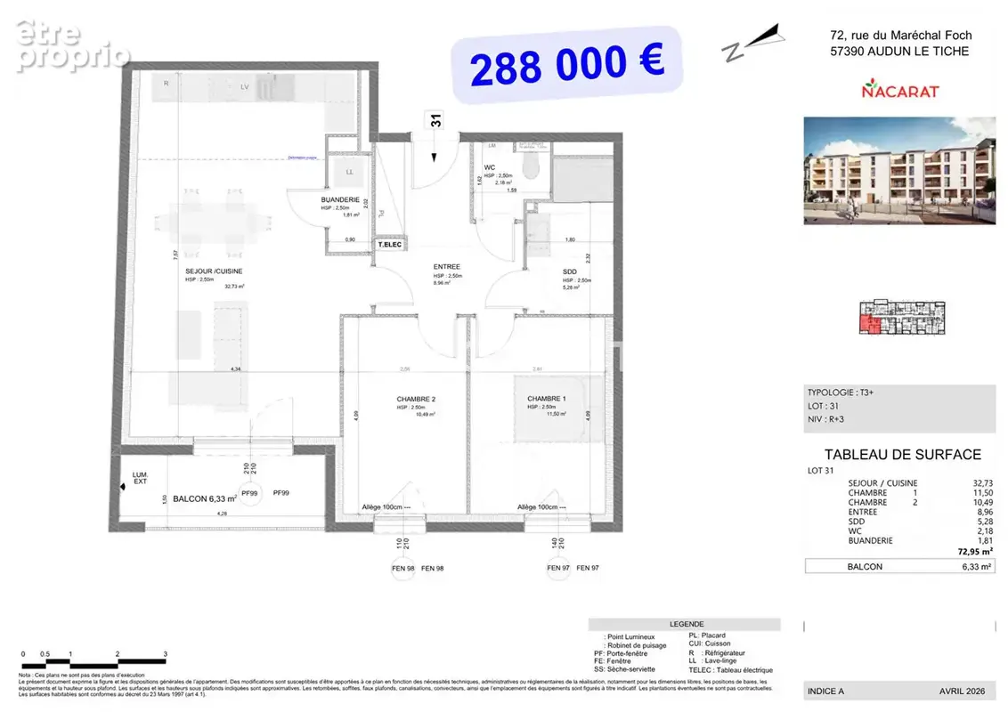 Programme Neuf "Coeur d'Opale" Appartements T3  de 63,71 m2 à 73 m2 - photo 12
