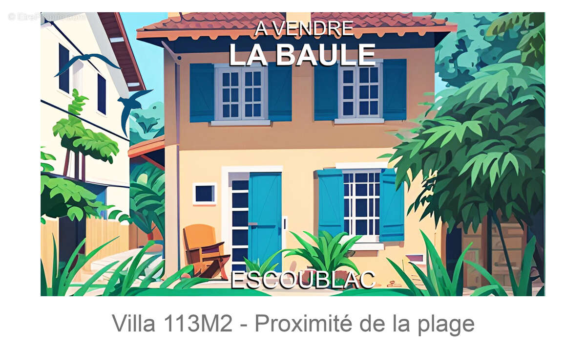 Maison à LA BAULE-ESCOUBLAC