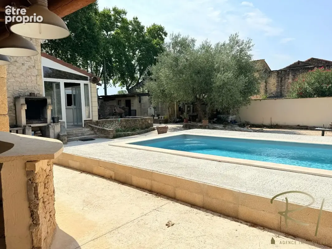 Castillon-du-gard   maison rénovée avec piscine - photo 11