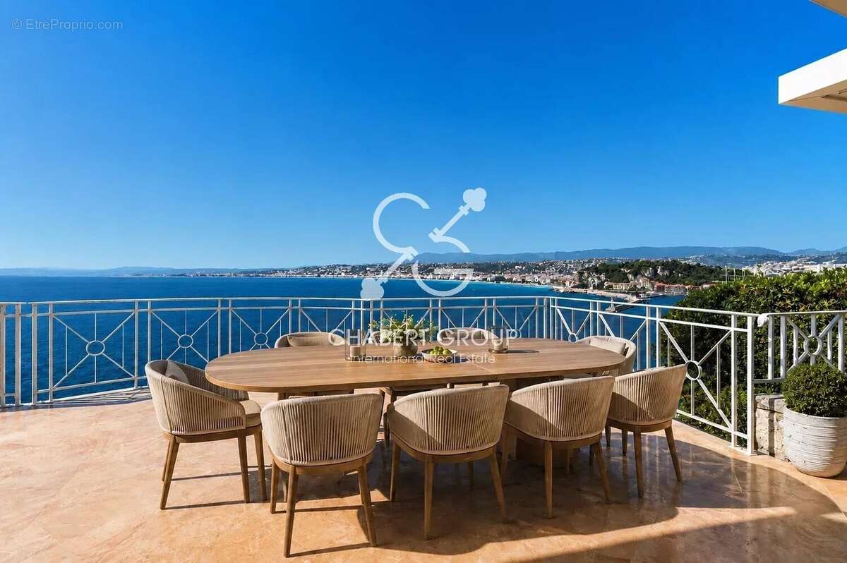 Nice - cap de nice - villa - 8 pièces - 300 m² - vue mer panoramique - jardin, terrasses & balcon - piscine & jacuzzi - appartem - photo 9