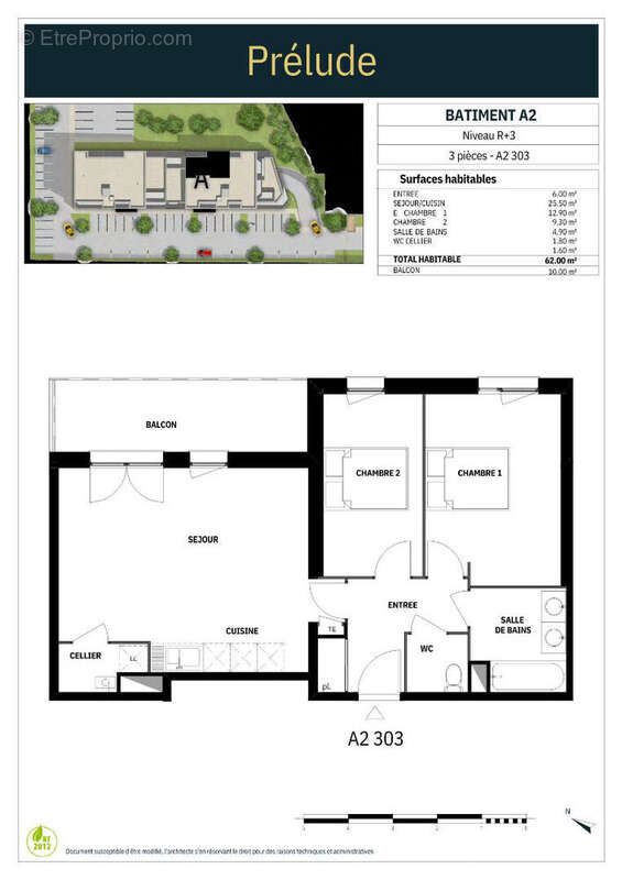 Appartement à MARQUETTE-LEZ-LILLE