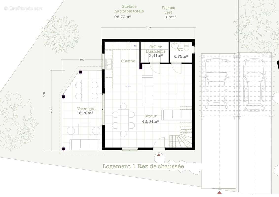 Maison à L&#039;ETANG-SALE