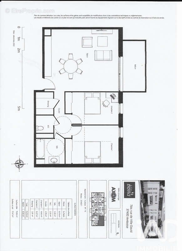 Appartement 75 m² à Amboise  - photo 5