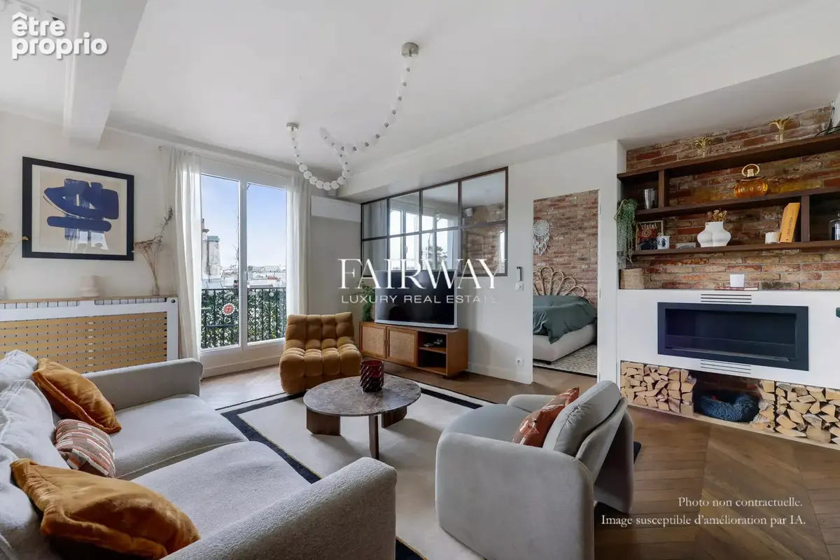 Appartement de 83m2 et 17m2 de terrasse vue Tour Eiffel - photo 2