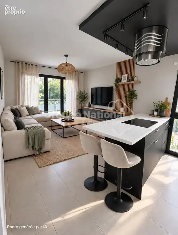 A vendre - la roquette sur siagne- appartement  2p - 42m2 - photo 5