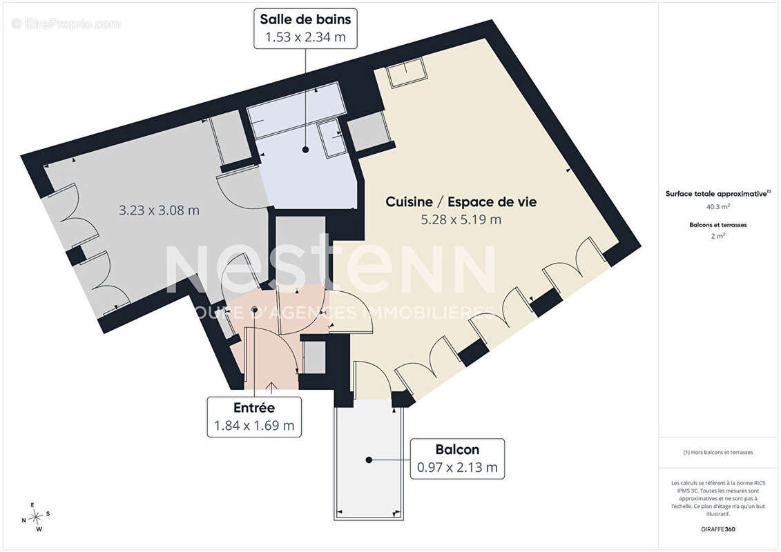 Appartement 2 pièces à vendre avec vue jardin à Paris - photo 11