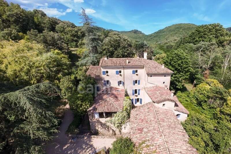 Mas à vendre 15 pièces  523 m2 avec Gîte 14 pers.SAINT SEBASTIEN D'AIGREFEUILLE (30) Terrain + de 7 ha - photo 2