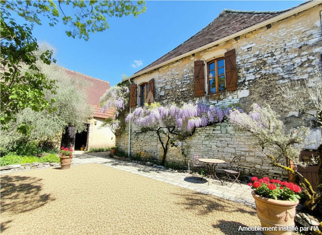 Maison en pierre 122m² + grange aménageable, à 5 min des commerces - photo 2