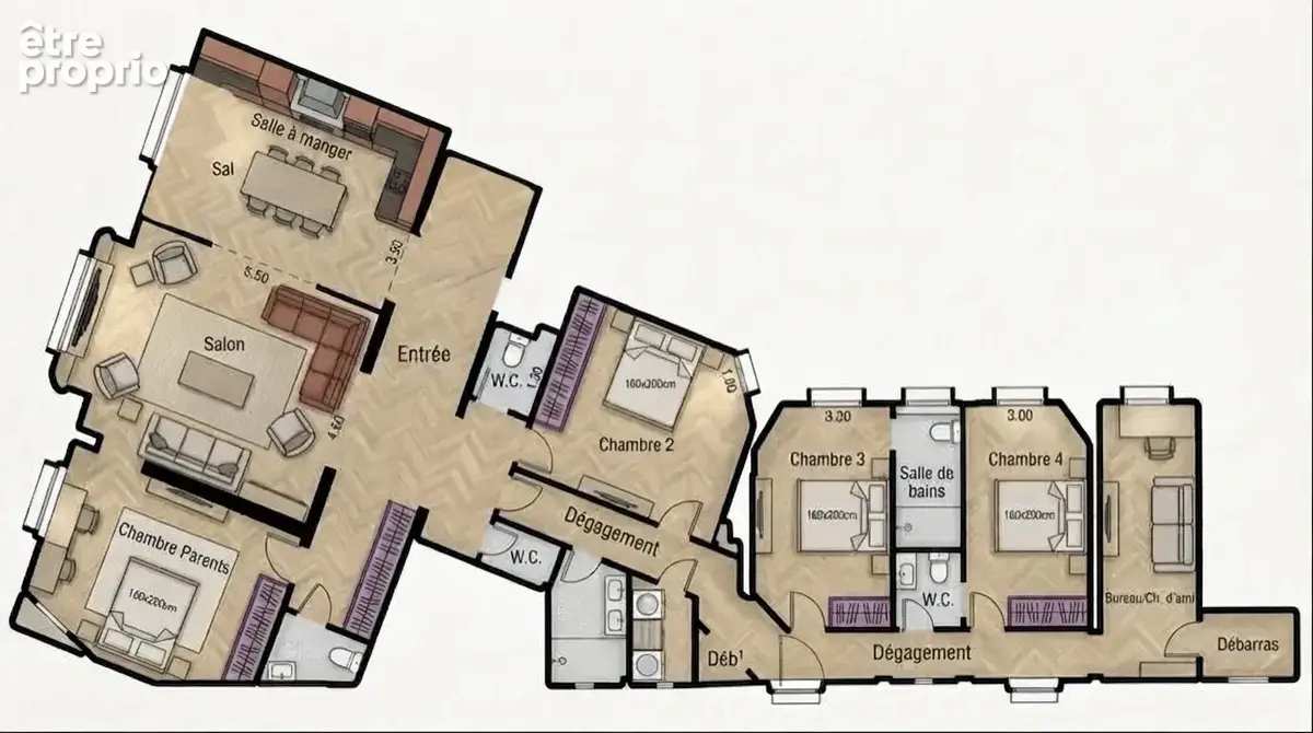 Appartement haussmannien de prestige - 180 m2 - photo 33