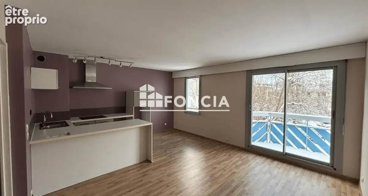 Appartement T2 – 39,61 m² loi Carrez – Balcon exposé Sud avec vue sur parc – Proche centre-ville et bord de Seine - photo 4