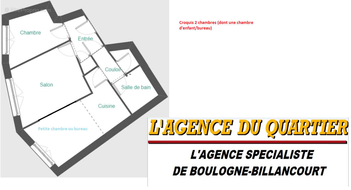 Appartement à BOULOGNE-BILLANCOURT