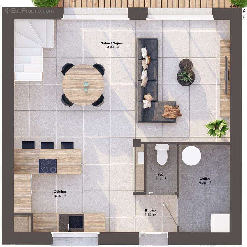 Maison 5 pièces 81 m2 - photo 3