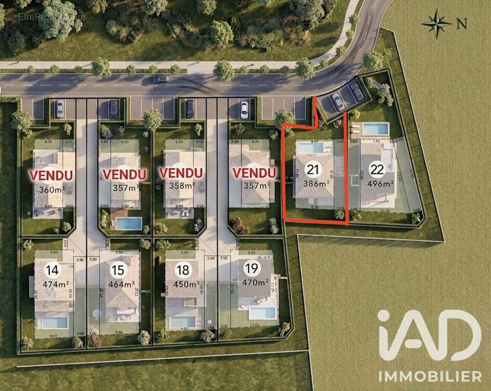 Terrain 386 m² à Ribaute-Les-Tavernes  - photo 2