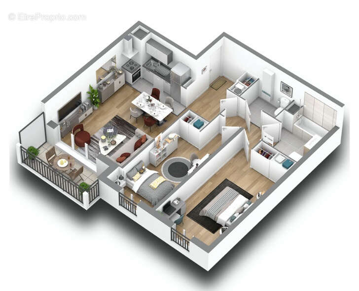 Appartement à LE BLANC-MESNIL