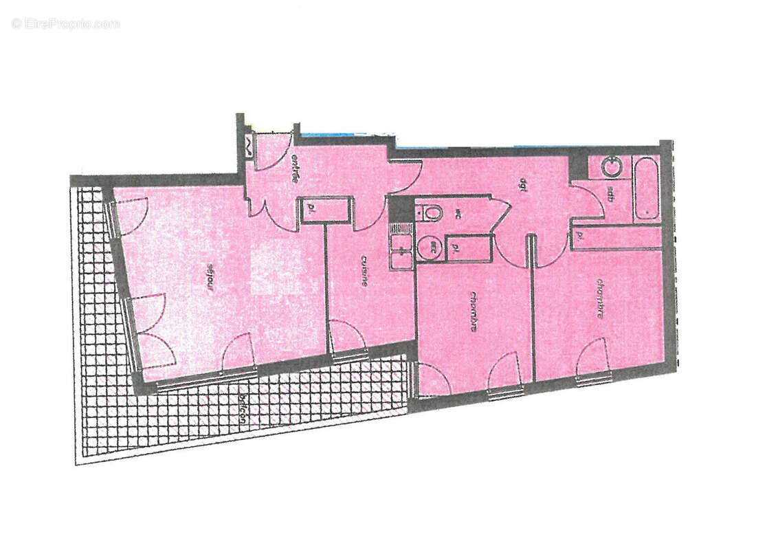 Courbevoie fbg de l'arche - 3 pieces 66m²  avec grand balcon 15m² - photo 3