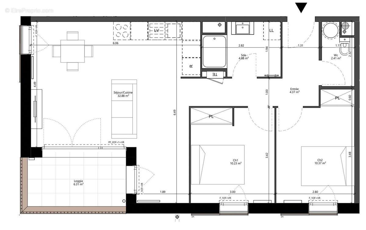 Appartement à LE TAILLAN-MEDOC