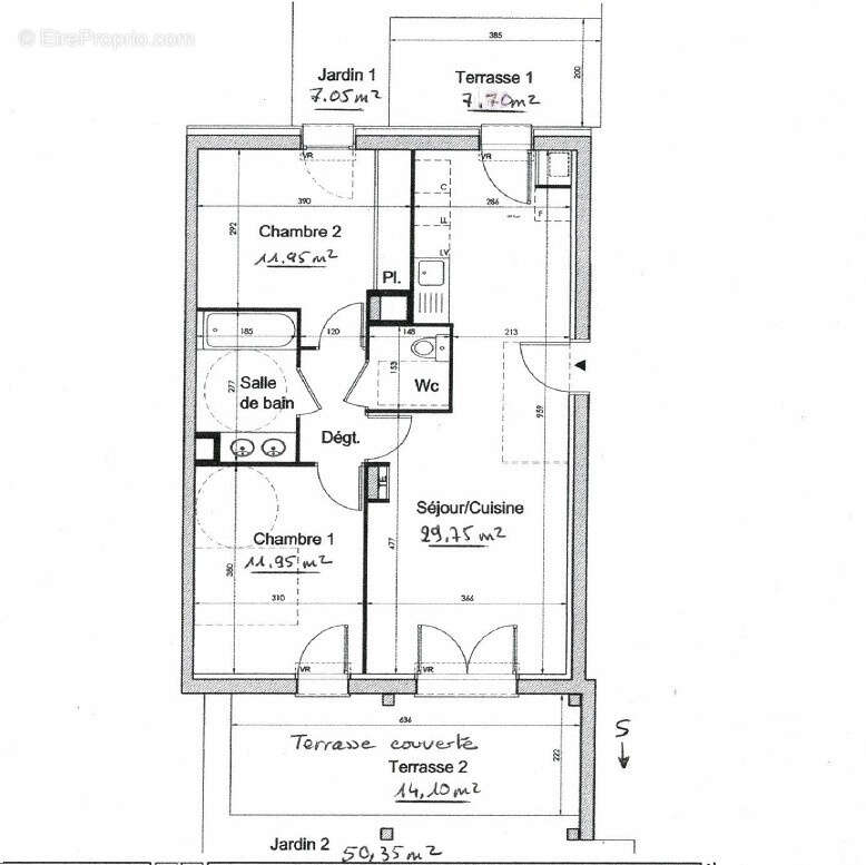 Appartement à TOULOUSE