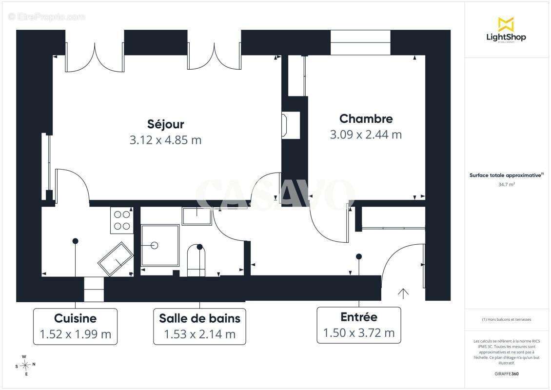 Appartement à PARIS-6E