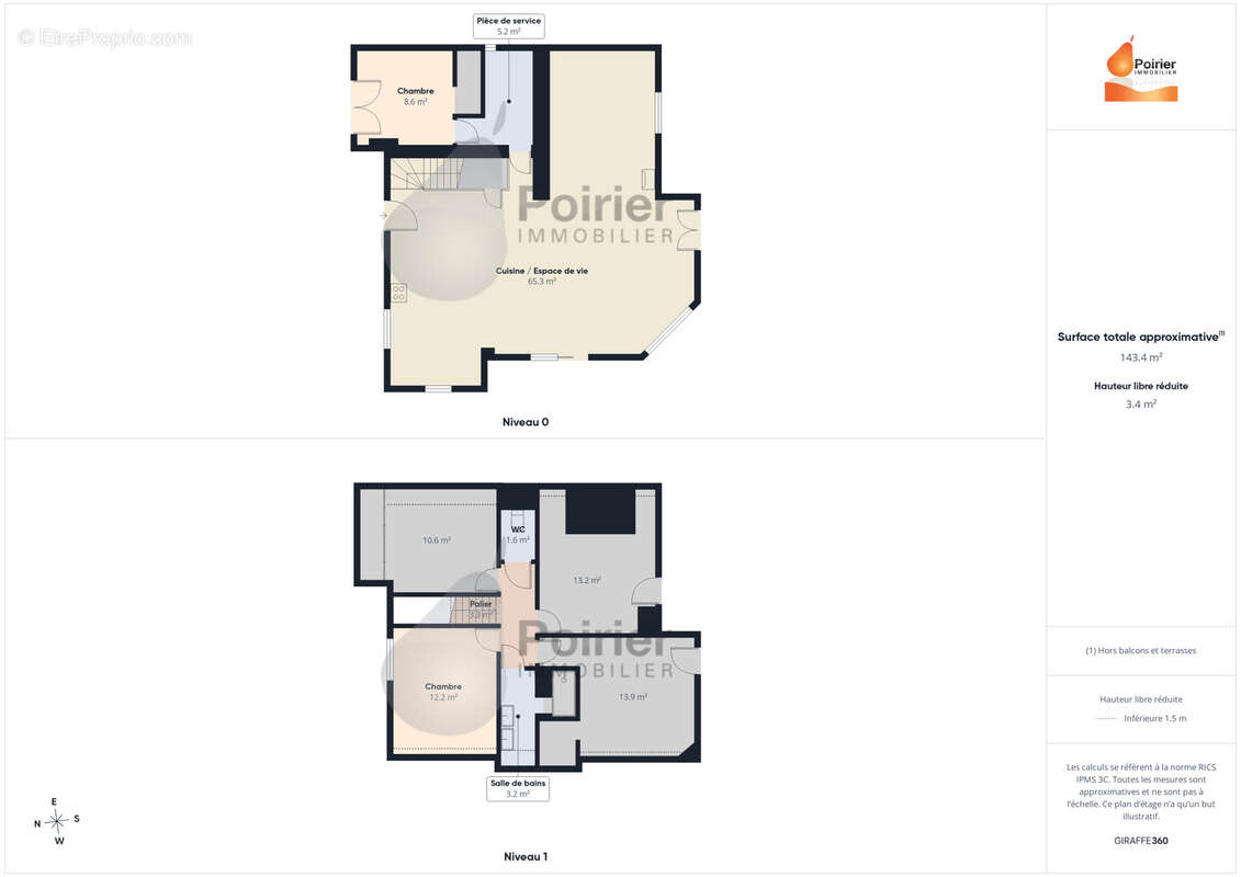 Maison contemporaine 6 pièces de 140 m2 avec piscine - photo 11