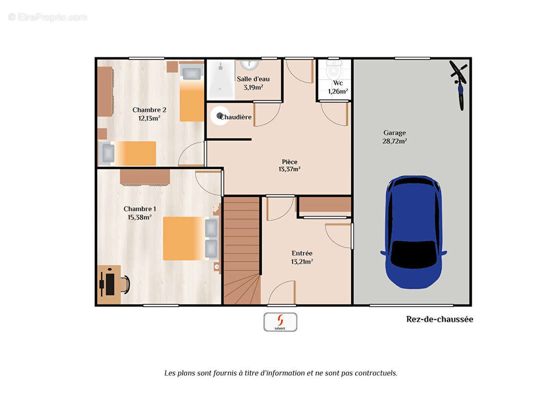 A vendre Maison 4 chambres, jardin, classée D - photo 11