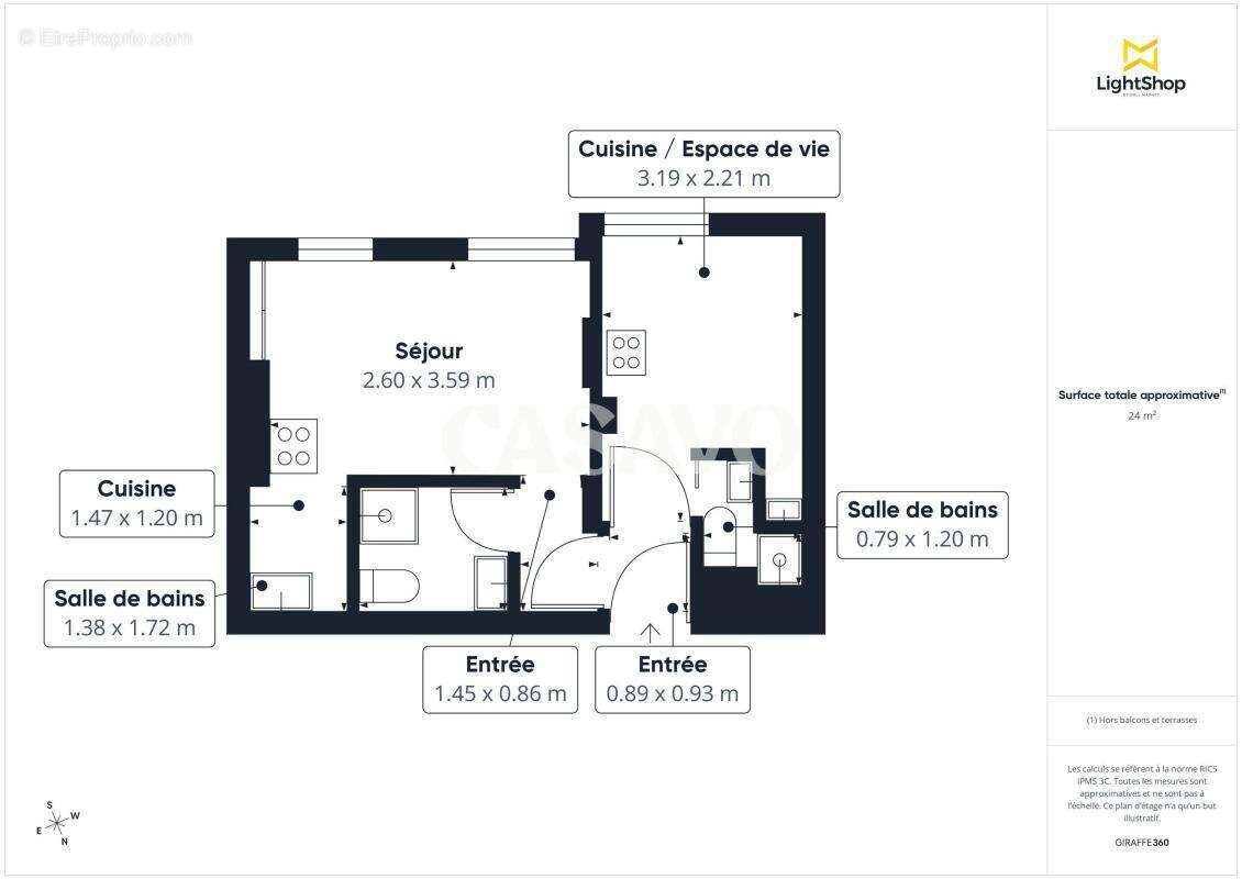Appartement à SAINT-DENIS