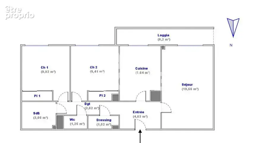 Appartement Lyon 3 pièces 63 m² balcon et garage en sus - photo 12