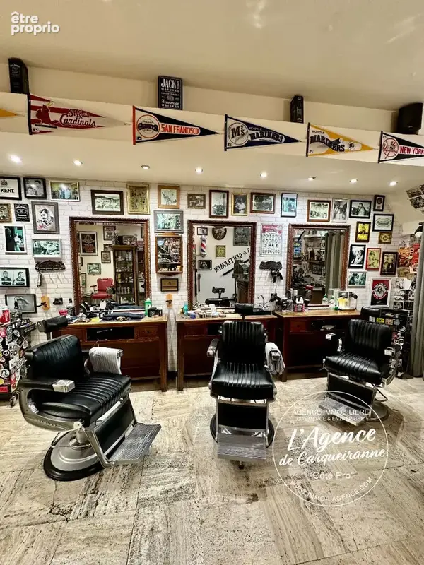 Fonds de commerce salon de coiffure barbier 55 m2 idealement situe dans le centre ville de hyeres - photo 10