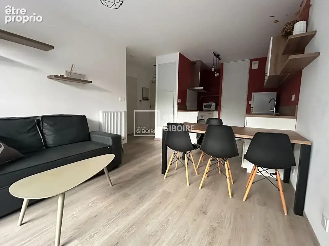 A vendre agence giboire appartement terrasse jardin type 2 une chambre un stationnement - photo 2