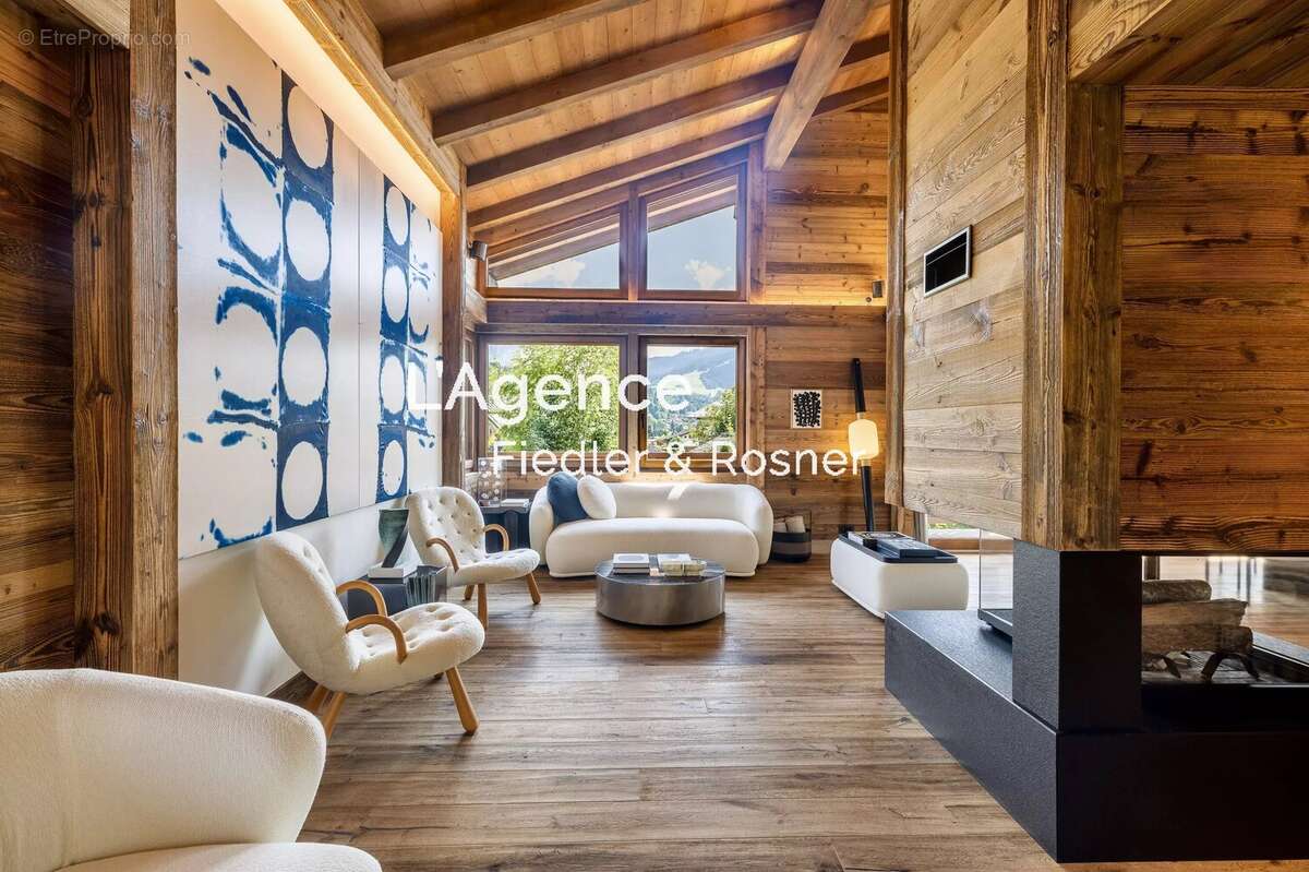 Ref 777 : megeve - chalet sur-mesure - finitions & decoration rare à megève - photo 2