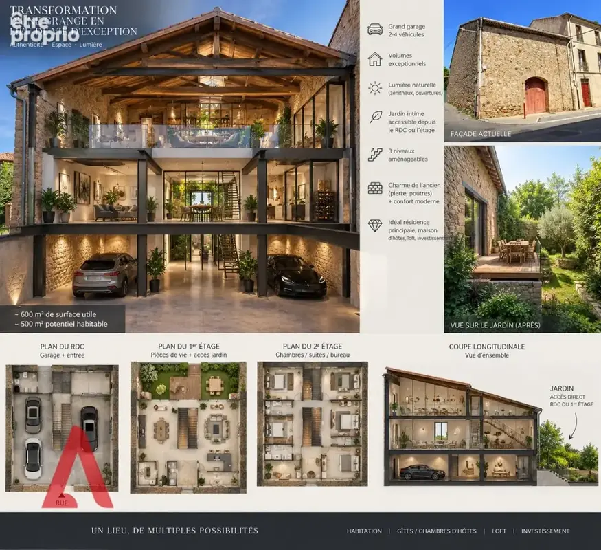 Ancien chai à rénover  un projet à imaginer à gabian - 105.000 - photo 4