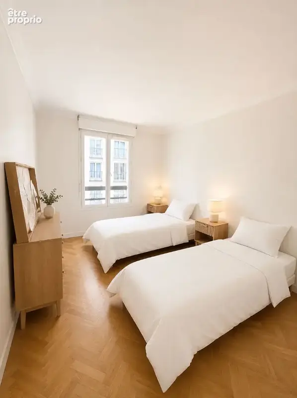 Gambetta - Appartement 3 pièces de 74,42m2 avec balcon de 12 m2 vue sur cour et jardin ! - photo 9