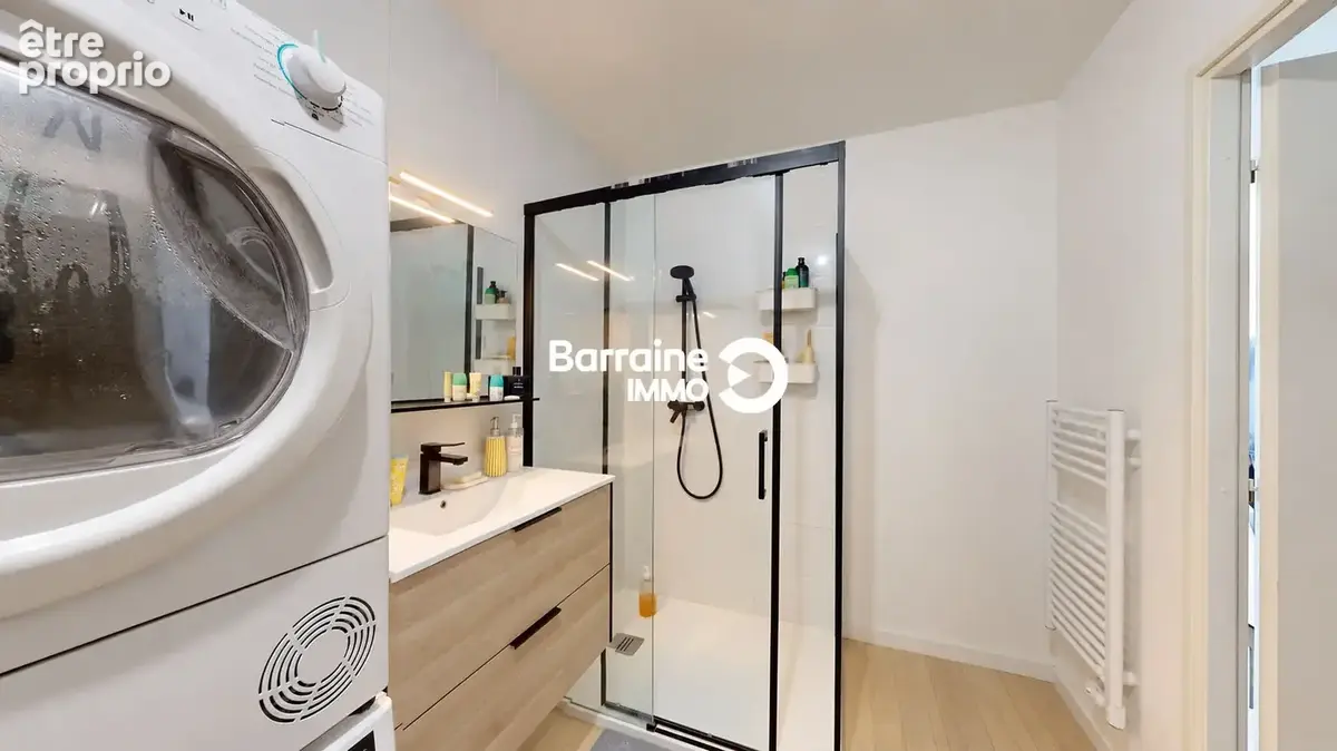 BARRAINE IMMO - A VENDRE EN EXCLUSIVITE : T3 dernier étage avec balcon et double stationnement à Guilers - Réf : PZ00393-TH - photo 12